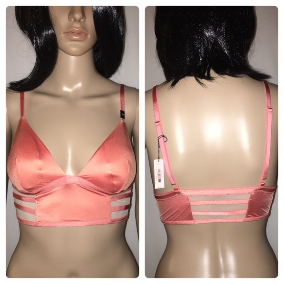 Victoria's Secret Other - New VS Long Line Mesh Inset Triangle Bralette